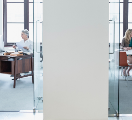 office partition header