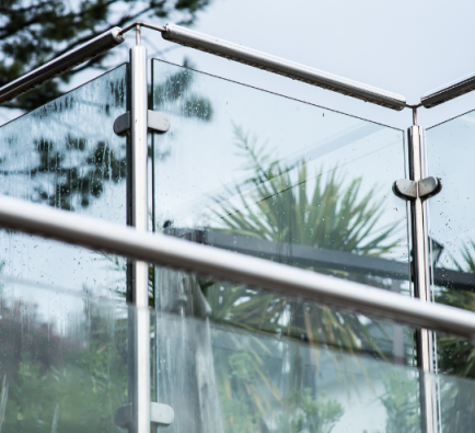 space with balustrade