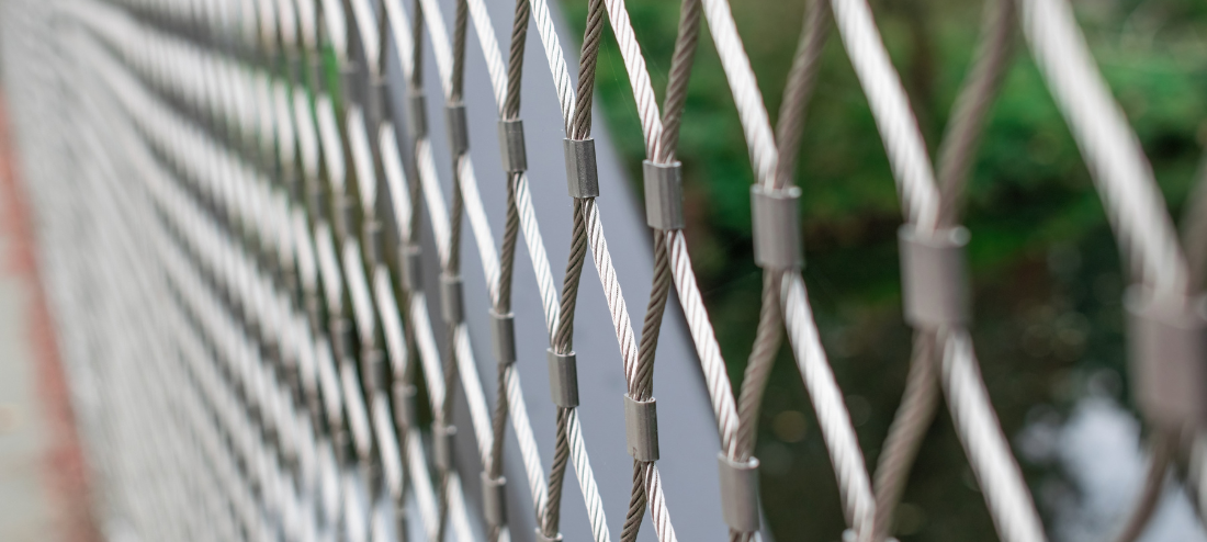 mesh metal balustrade